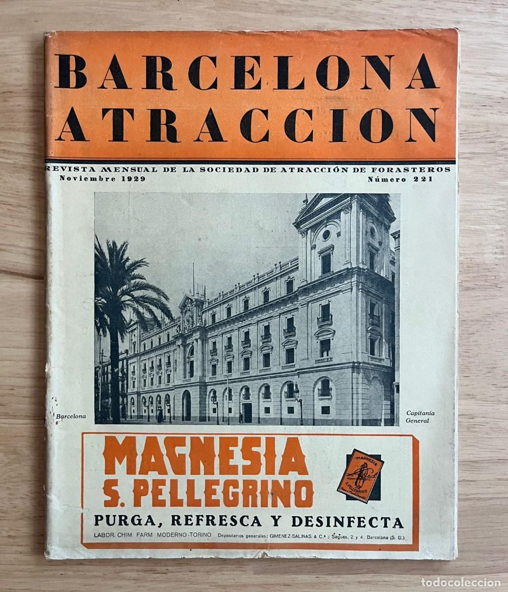 Coleccionismo de Revistas y Peri&oacute;dicos: Revista Barcelona-Atracci&oacute;n. Novembre 1929