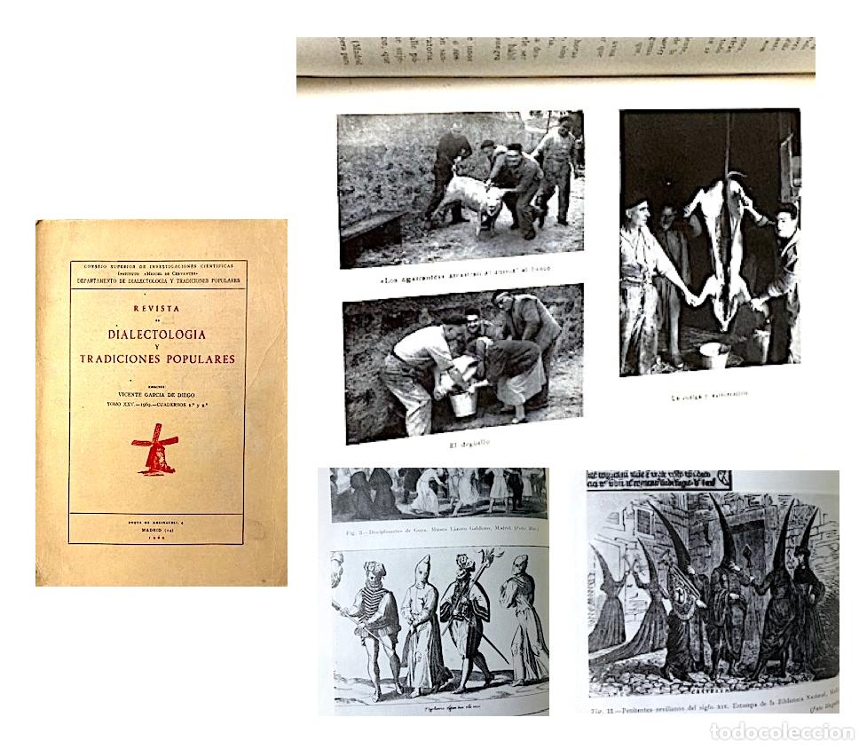 Sammeln von Zeitschriften und Zeitungen: Matanza del cerdo en Galicia; Vaqueirada en La Bra&ntilde;a; Iconograf&iacute;a de penitentes espa&ntilde;oles; Urdiain u