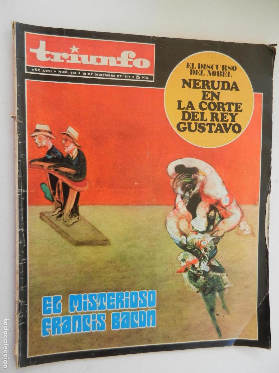 Coleccionismo de Revistas y Peri&oacute;dicos: TRIUNFO REVISTA N&ordm; 481- 12-1971 -EL MISTERIOSO FRANCIS BACON - VER INDICE