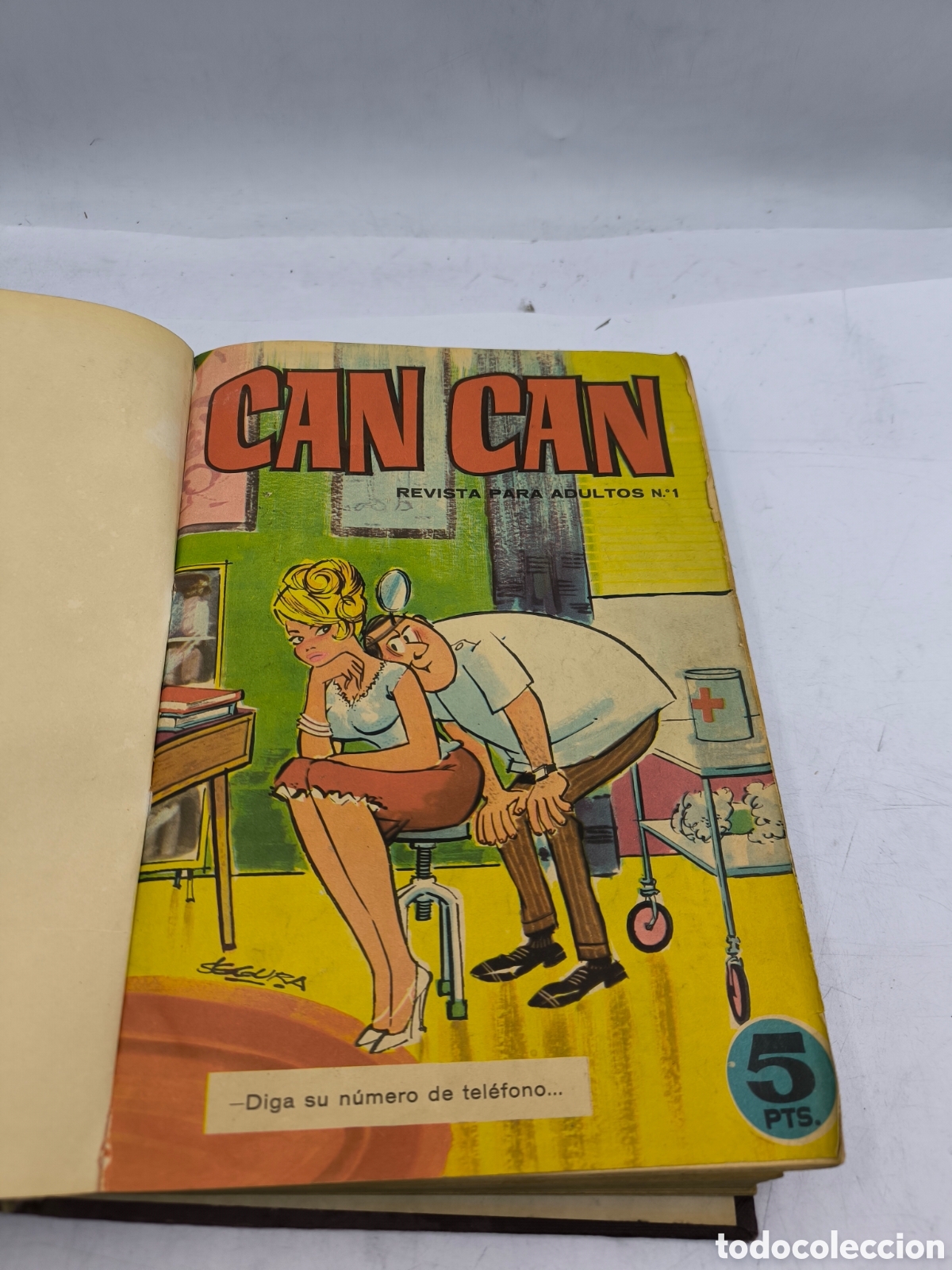 Coleccionismo de Revistas y Peri&oacute;dicos: 25 Revistas Can Can encuadernadas 1-25