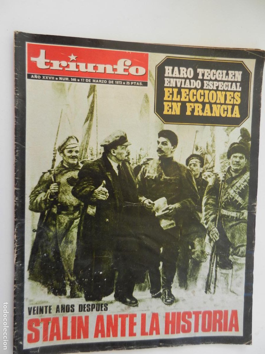 Sammeln von Zeitschriften und Zeitungen: TRIUNFO REVISTA N&ordm; 546- 03-1973 -STALIN ANTE LA HISTORIA - VER INDICE