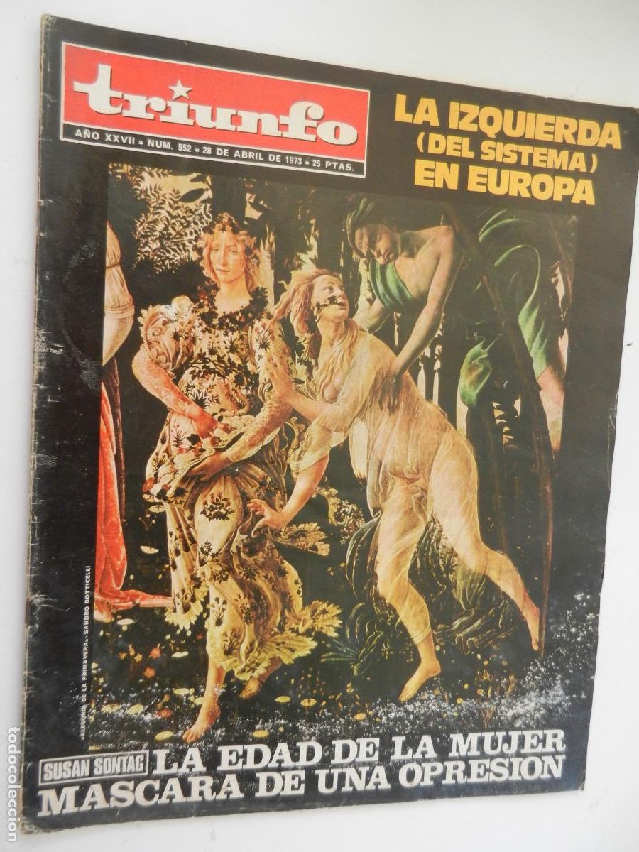 Coleccionismo de Revistas y Peri&oacute;dicos: TRIUNFO REVISTA N&ordm; 552- 04-1973 -LA EDAD DE LA MUJER MASCARA DE UNA OPRESION - VER INDICE