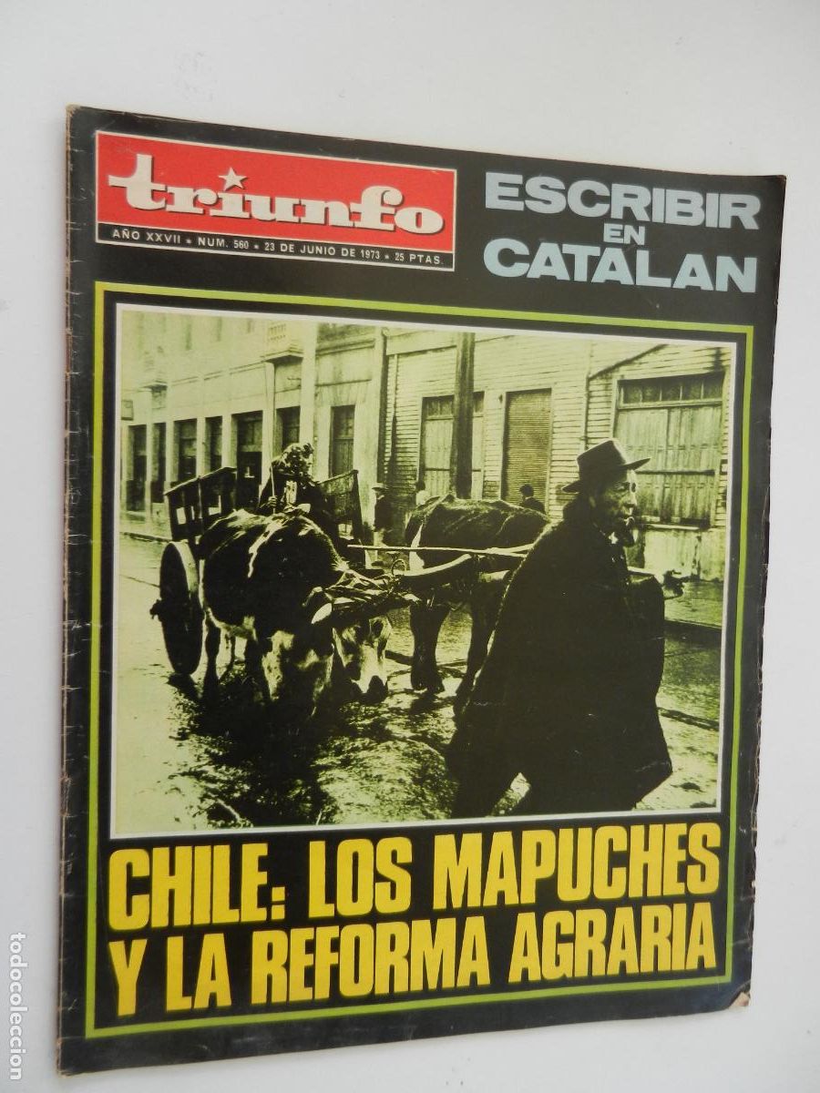 Coleccionismo de Revistas y Peri&oacute;dicos: TRIUNFO REVISTA N&ordm; 560- 06-1973 -ESCRIBIR EN CATALAN - VER INDICE