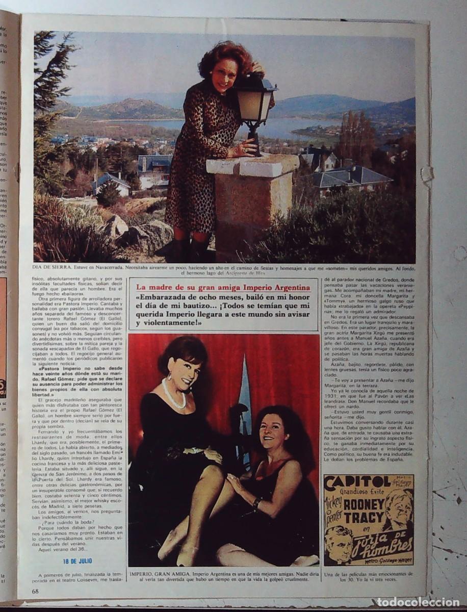 Coleccionismo de Revistas y Peri&oacute;dicos: CELIA GAMEZ CON IMPERIO ARGENTINA