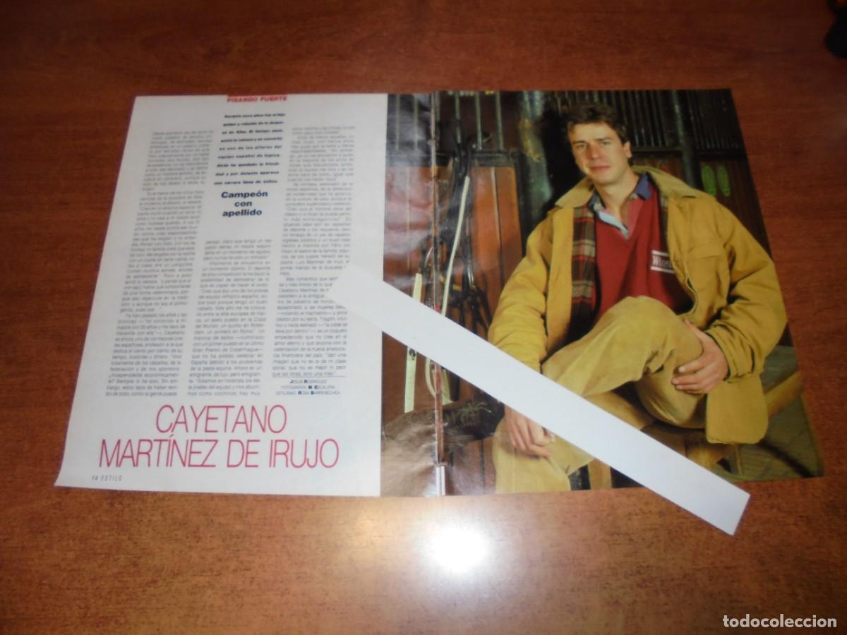 Coleccionismo de Revistas y Peri&oacute;dicos: CLIPPING 1990: CAYETANO D&Iacute;AZ DE IRUJO