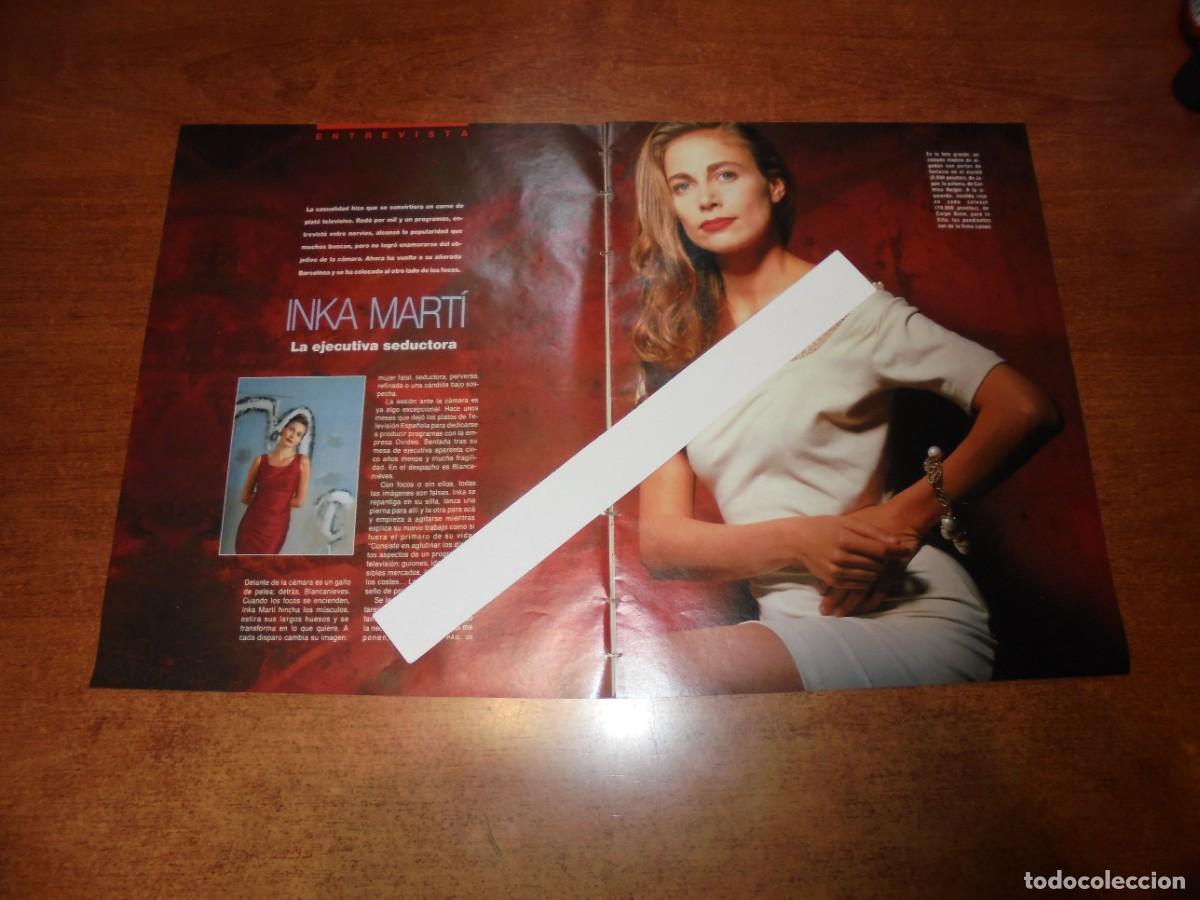 Coleccionismo de Revistas y Peri&oacute;dicos: CLIPPING 1990: INKA MART&Iacute; / PUBLICIDAD REGETEX CONTRA INSOLACIONES NATURALES O ARTIFICAIALES