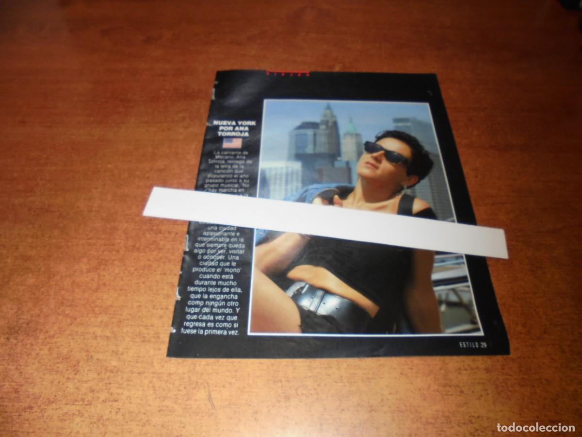 Coleccionismo de Revistas y Peri&oacute;dicos: CLIPPING 1990: ANA TORROJA EN NUEVA YORK