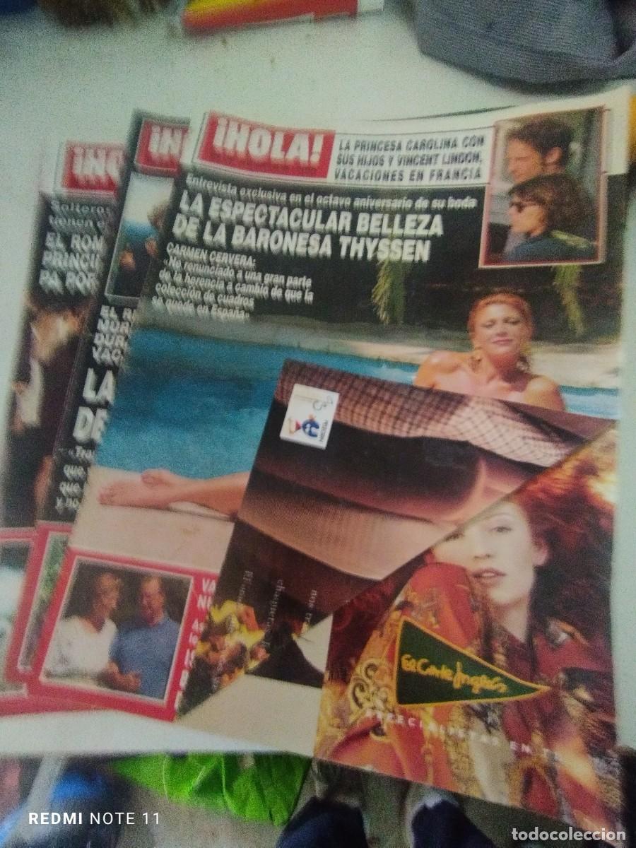 Coleccionismo de Revistas y Peri&oacute;dicos: HOLA -REVISTA -LOTE DE 14 -A&Ntilde;OS 90