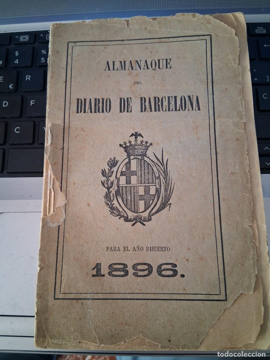 Coleccionismo de Revistas y Peri&oacute;dicos: ALMANAQUE del DIARIO de BARCELONA para el a&ntilde;o 1896