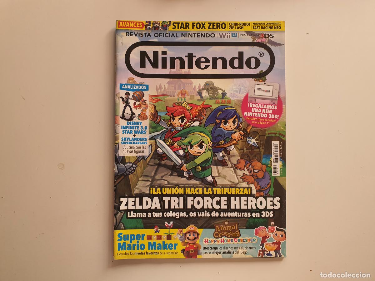 Colecionismo de Revistas e Jornais: REVISTA OFICIAL NINTENDO WII U 3DS - N&ordm; 278 ZELDA MARIO
