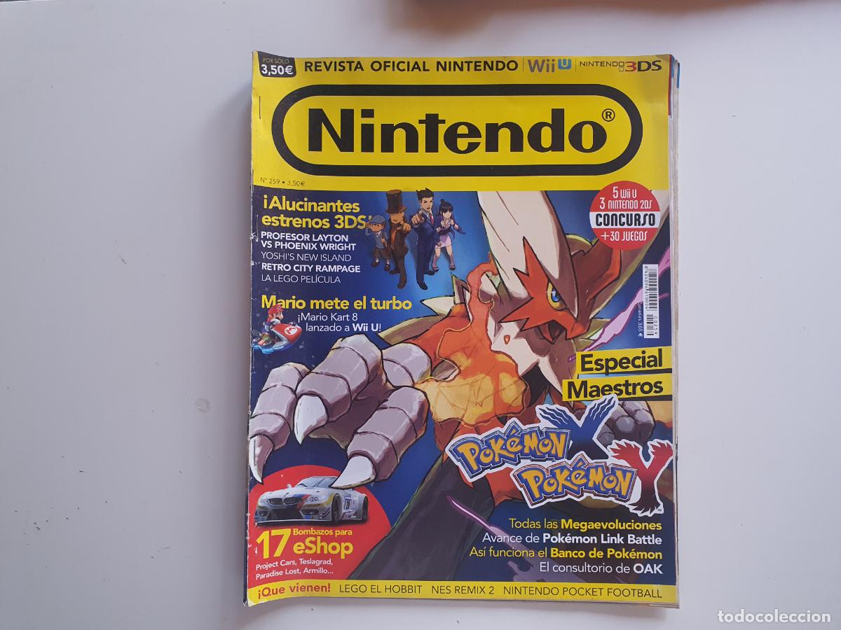 Colecionismo de Revistas e Jornais: REVISTA OFICIAL NINTENDO WII U 3DS - N&ordm; 259 POKEMON X Y