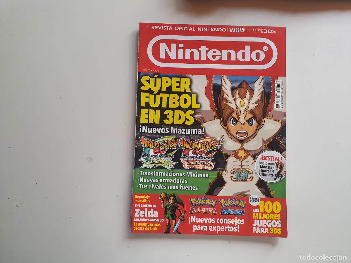 Colecionismo de Revistas e Jornais: REVISTA OFICIAL NINTENDO WII U 3DS - N&ordm; 270 INAZUMA ELEVEN POKEMON ZELDA