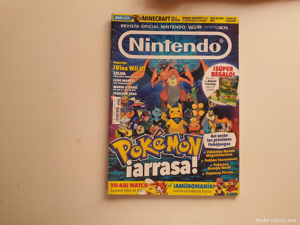 Collectionnisme de Revues et Journaux: REVISTA OFICIAL NINTENDO WII U 3DS - N&ordm; 281 POKEMON