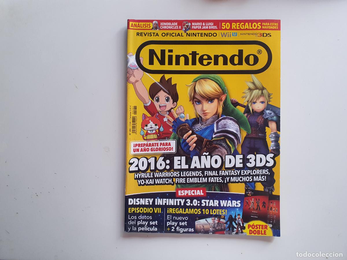 Coleccionismo de Revistas y Peri&oacute;dicos: REVISTA OFICIAL NINTENDO WII U 3DS - N&ordm; 280 CONTIENE POSTER CENTRAL ZELDA FINAL FANTASY
