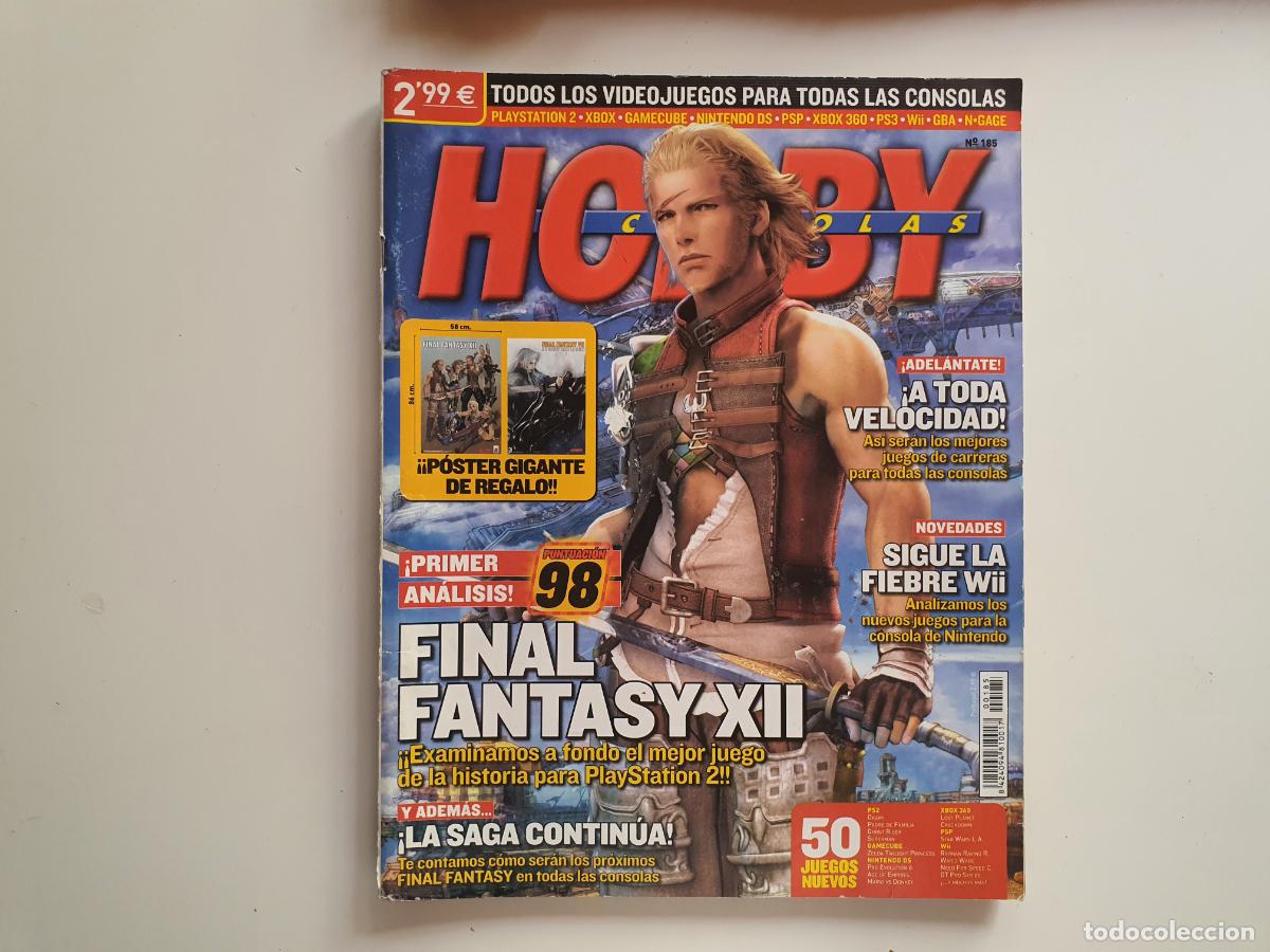Coleccionismo de Revistas y Peri&oacute;dicos: REVISTA HOBBY CONSOLAS - N&ordm; 185 FINAL FANTASY XII