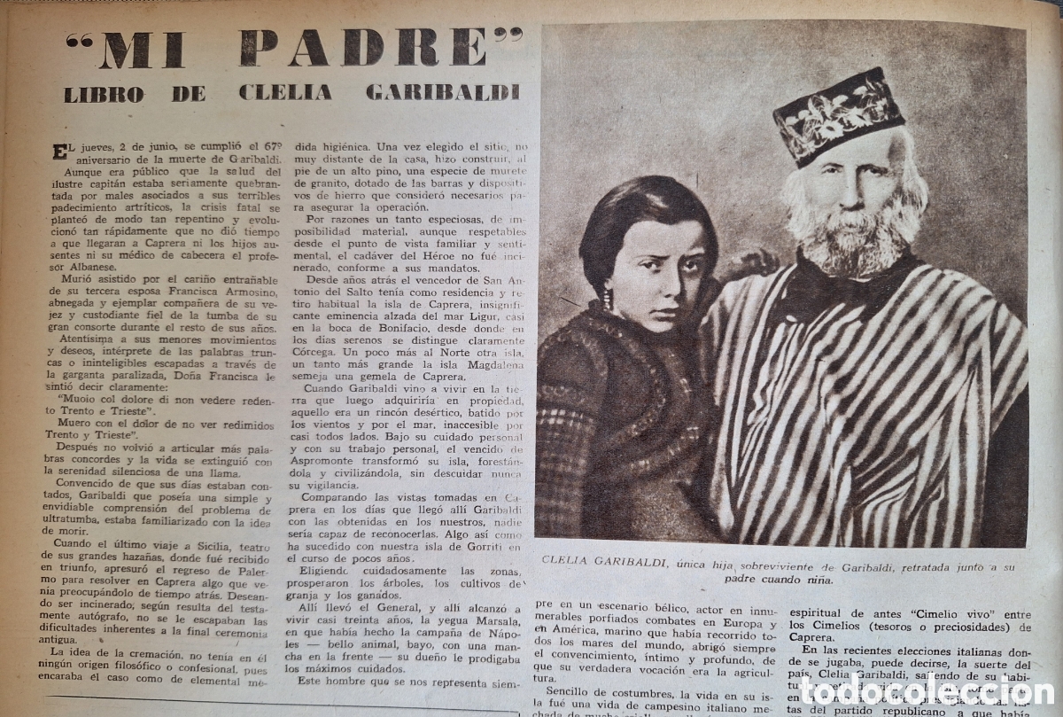 Coleccionismo de Revistas y Peri&oacute;dicos: REVISTA 1949 EXPOSICION JOSE CUNEO CLELIA GARIBALDI BATLLE BERRES EN ARTIGAS DIBUJOS JOSE MONEGAL