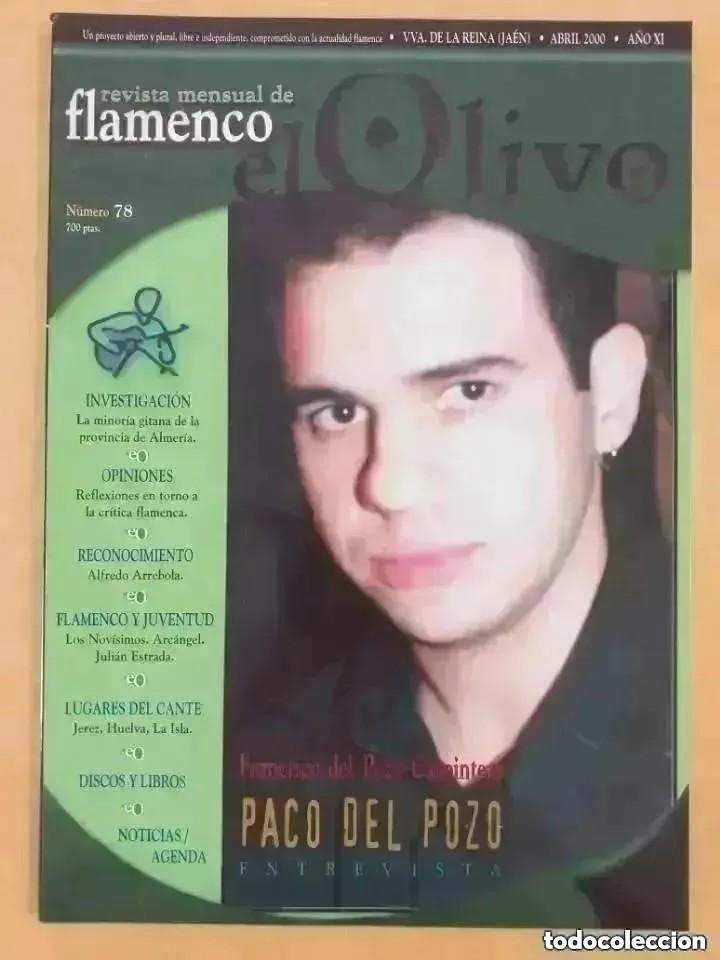 Coleccionismo de Revistas y Peri&oacute;dicos: REVISTA FLAMENCO EL OLIVO NUM 78. PACO DEL POZO