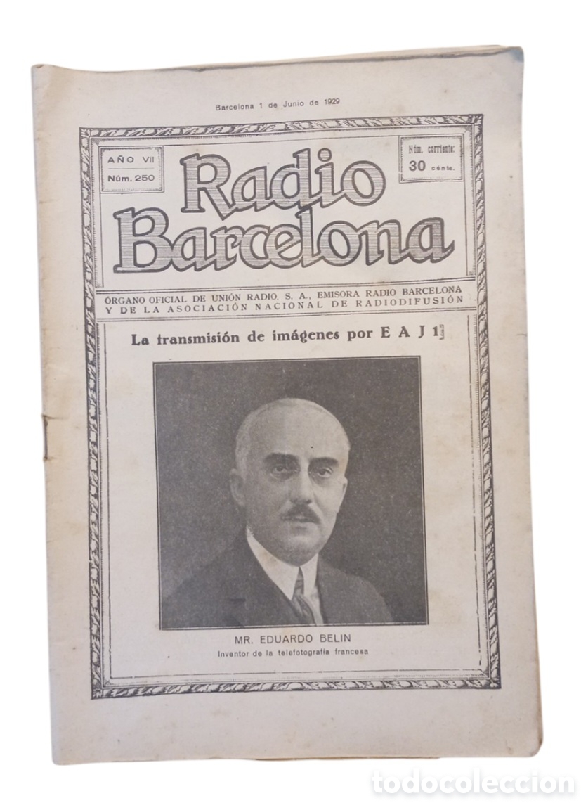 Coleccionismo de Revistas y Peri&oacute;dicos: LOTE 5REVISTAS RADIO BARCELONA 1929.