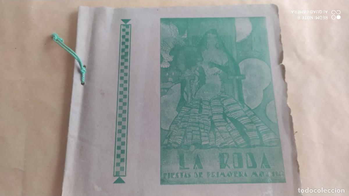 Coleccionismo de revistas y peri&oacute;dicos: LA RODA ALBACETE PROGRAMA FIESTAS 1942