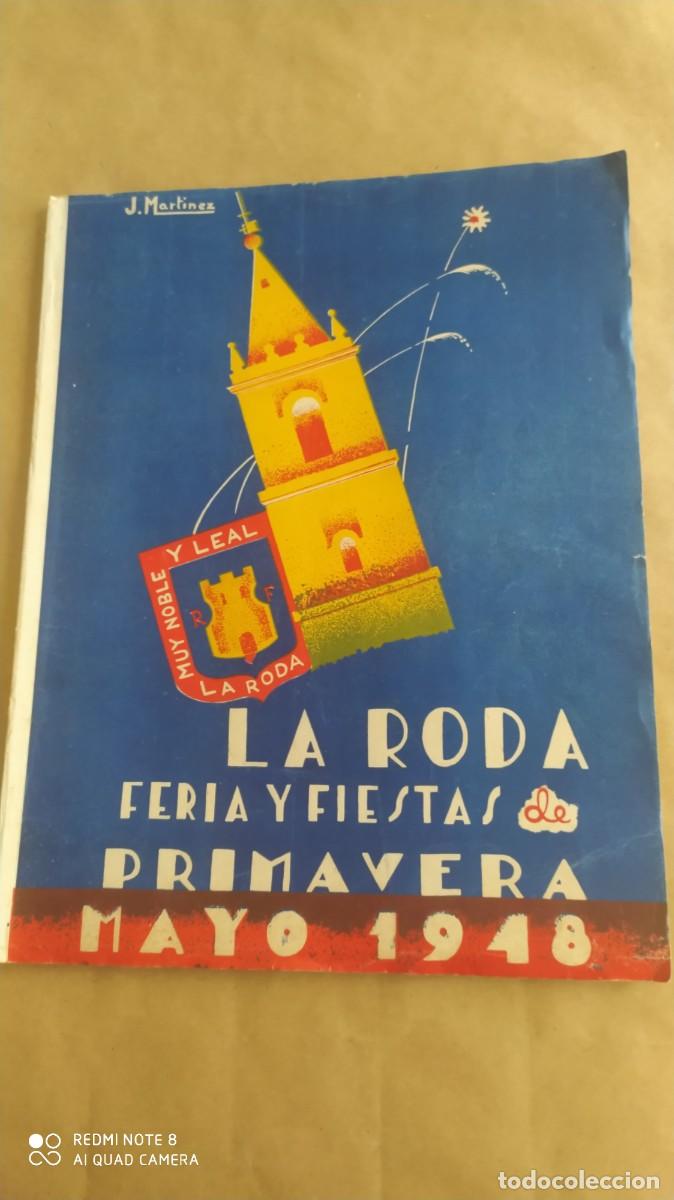 Coleccionismo de revistas y peri&oacute;dicos: LA RODA ALBACETE PROGRAMA MAYO FERIA Y FIESTAS PRIMAVERA 1948