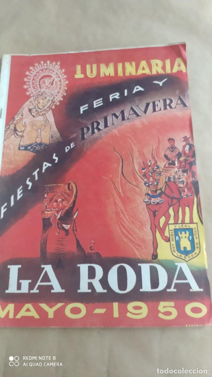 Colecionismo de Revistas e Jornais: LA RODA ALBACETE PROGRAMA FERIA Y FIESTAS PRIMAVERA MAYO 1950