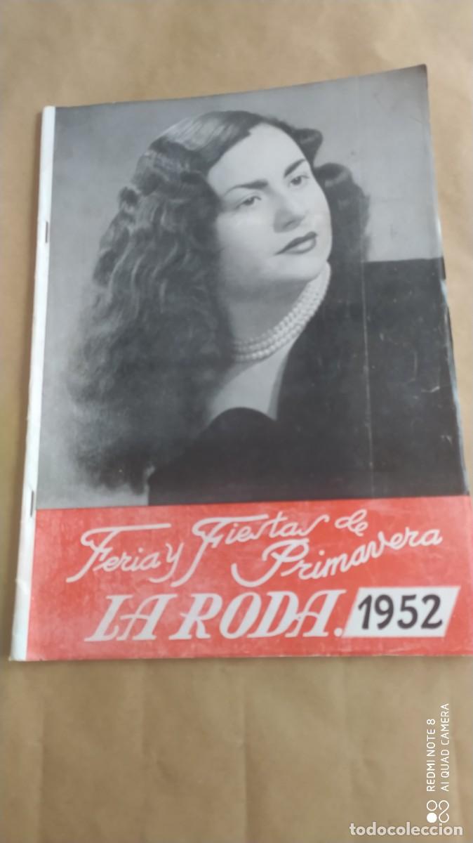 Coleccionismo de revistas y peri&oacute;dicos: LA RODA ALBACETE PROGRAMA FERIA Y FIESTAS PRIMAVERA 1952