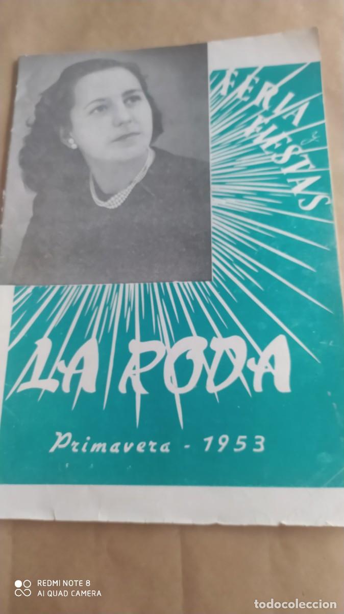 Coleccionismo de revistas y peri&oacute;dicos: LA RODA ALBACETE PROGRAMA FERIA Y FIESTAS PRIMAVERA 1953