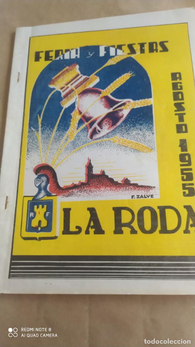 Sammeln von Zeitschriften und Zeitungen: LA RODA ALBACETE PROGRAMA FERIA Y FIESTAS PRIMAVERA 1955