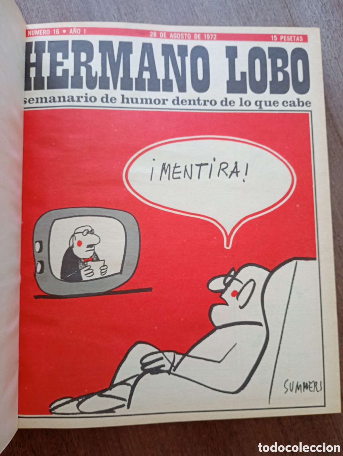 Sammeln von Zeitschriften und Zeitungen: TOMO HERMANO LOBO A&Ntilde;OS 72 73