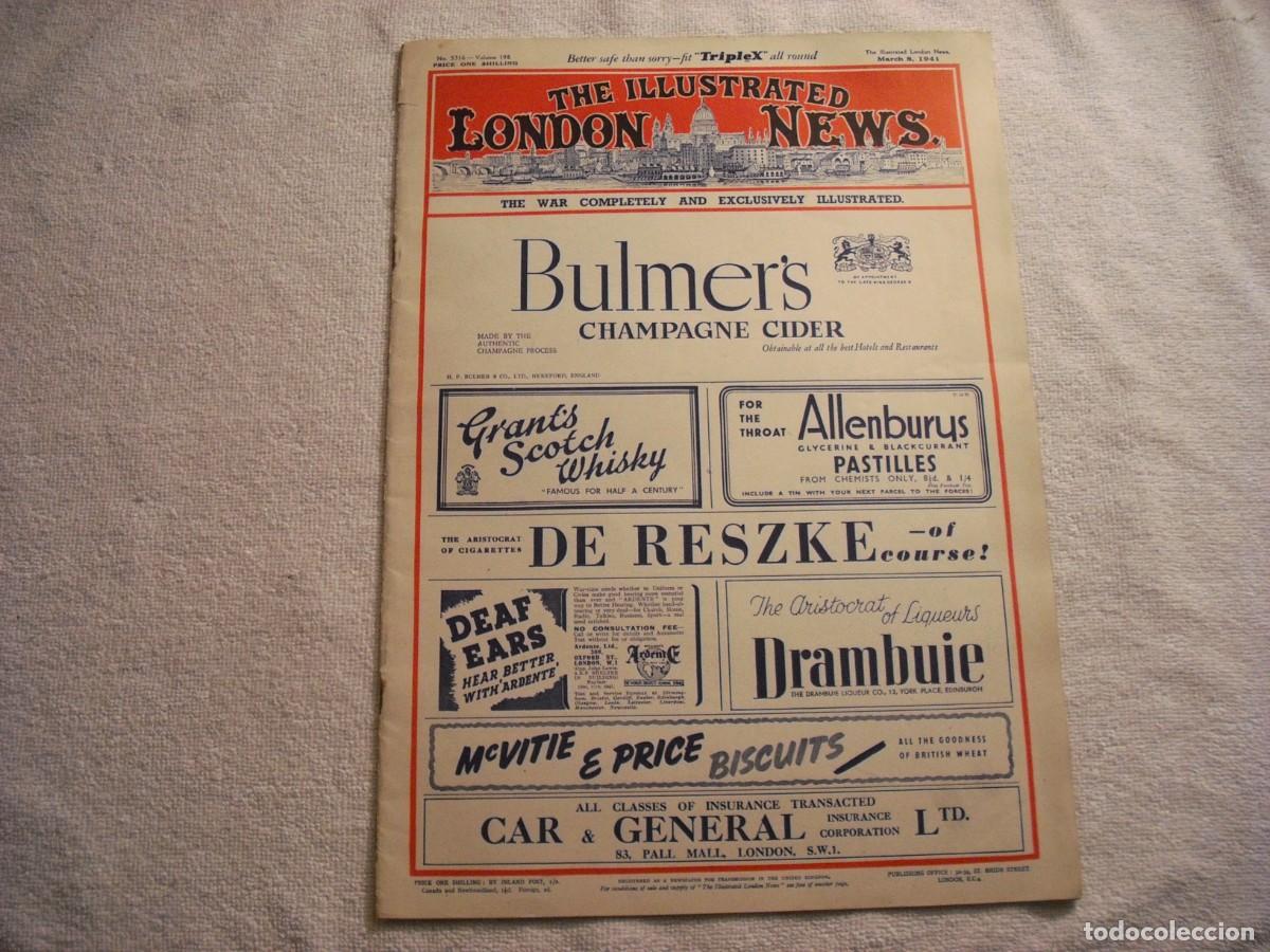 Coleccionismo de Revistas y Peri&oacute;dicos: THE ILLUSTRATED LONDON NEWS N. 5316, MARCH 1941