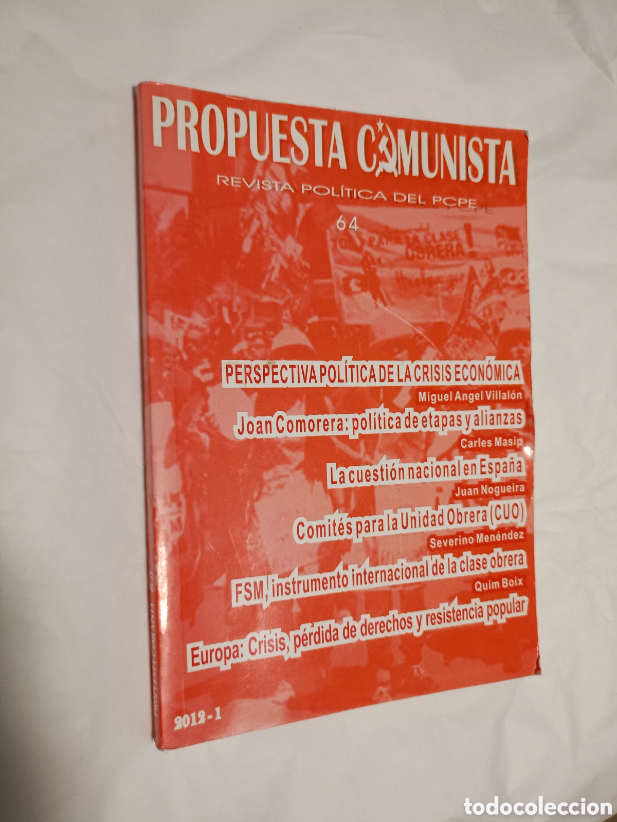 Collezionismo di Riviste e Giornali: PROPUESTA COMUNISTA N&ordm; 28 REVISTA POL&Iacute;TICA DEL PCPE