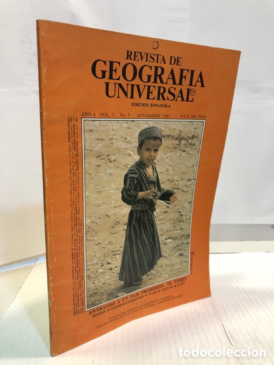 Collezionismo di Riviste e Giornali: Revista de Geograf&iacute;a Universal. Edici&oacute;n espa&ntilde;ola a&ntilde;o 4 vol. 5 n&ordm; 5 noviembre 1980