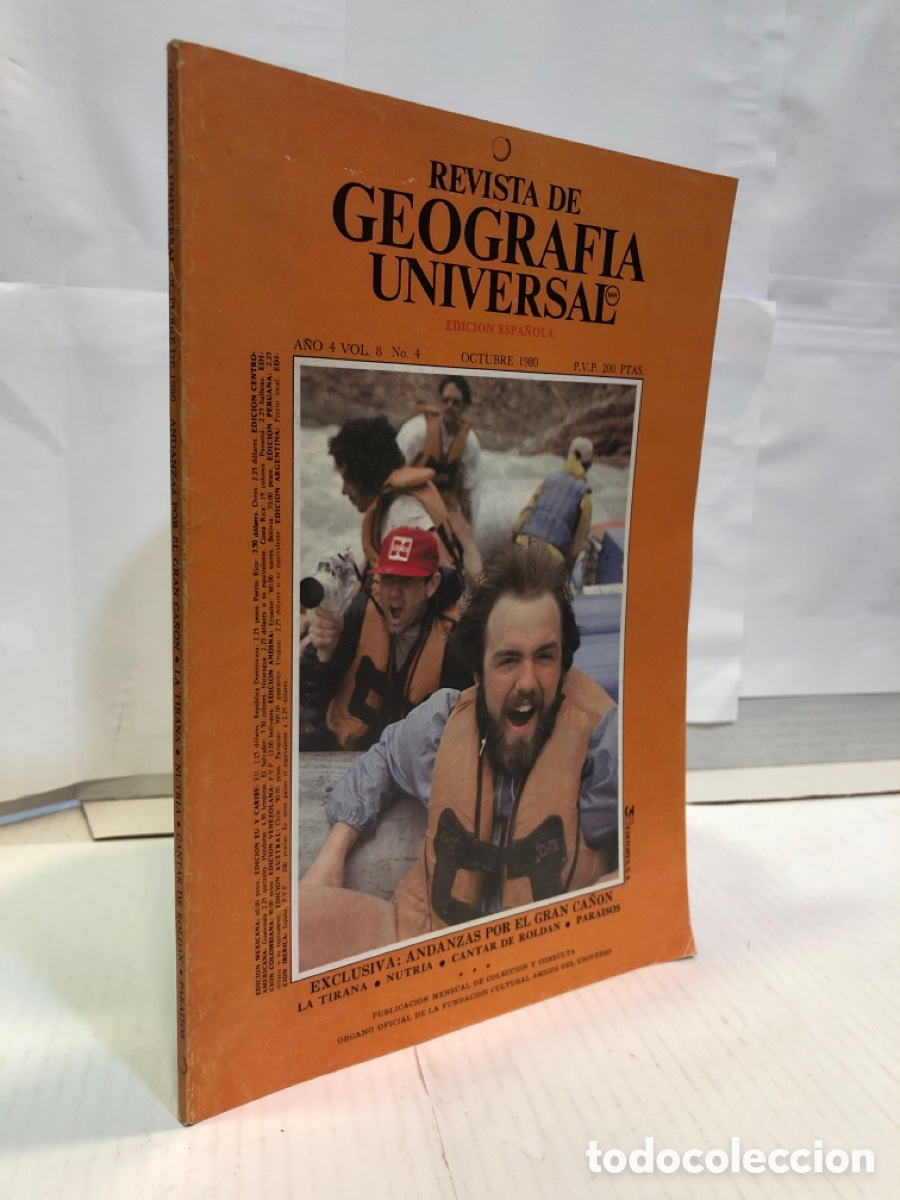 Collezionismo di Riviste e Giornali: Revista de Geograf&iacute;a Universal. Edici&oacute;n espa&ntilde;ola a&ntilde;o 4 vol. 8 n&ordm; 4 octubre 1980