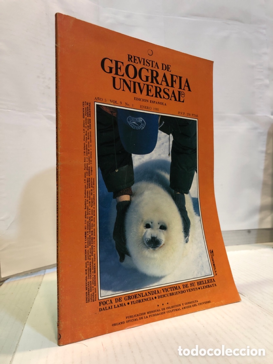 Collezionismo di Riviste e Giornali: Revista de Geograf&iacute;a Universal. Edici&oacute;n espa&ntilde;ola a&ntilde;o 5 vol. 9 n&ordm; 1 enero 1981