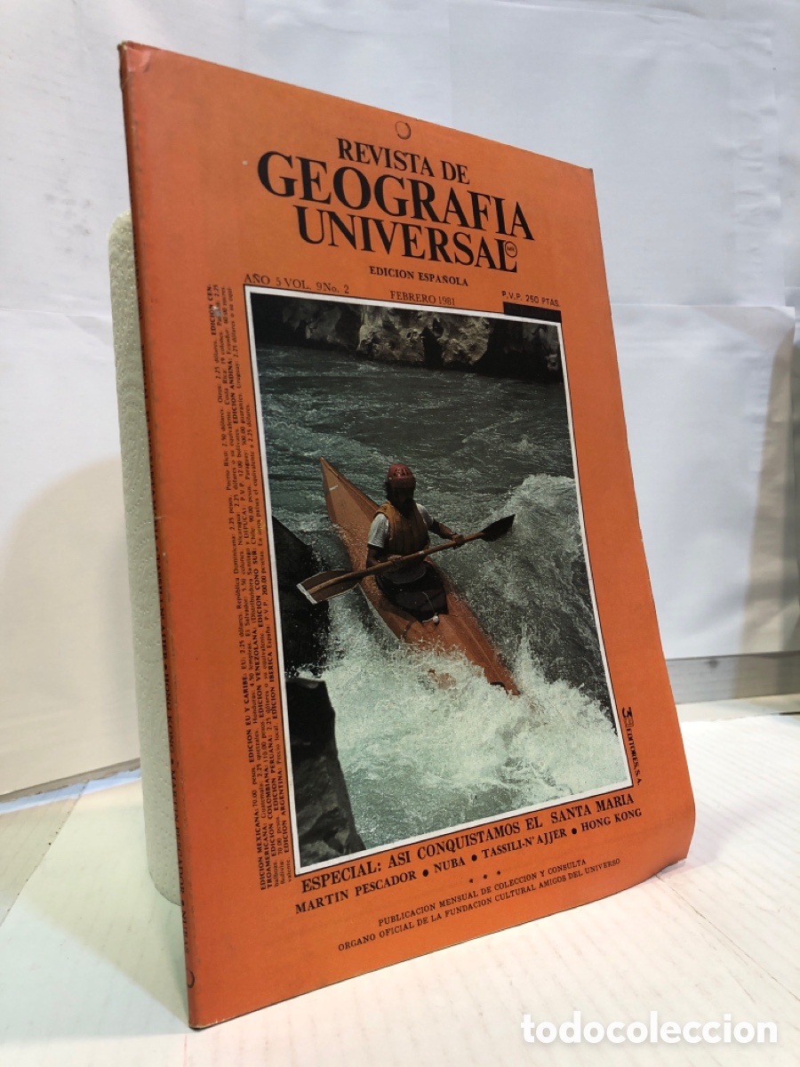 Collezionismo di Riviste e Giornali: Revista de Geograf&iacute;a Universal. Edici&oacute;n espa&ntilde;ola a&ntilde;o 5 vol. 9 n&ordm; 2 febrero 1981