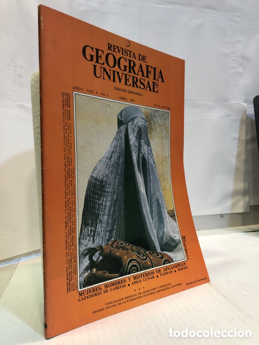 Collezionismo di Riviste e Giornali: Revista de Geograf&iacute;a Universal. Edici&oacute;n espa&ntilde;ola a&ntilde;o 5 vol. 9 n&ordm; 4 abril 1981
