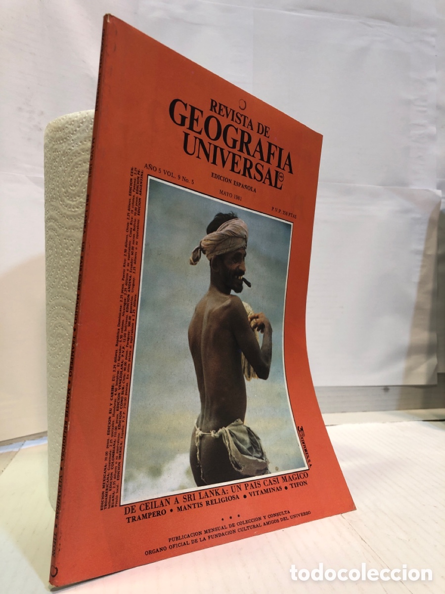 Collezionismo di Riviste e Giornali: Revista de Geograf&iacute;a Universal. Edici&oacute;n espa&ntilde;ola a&ntilde;o 5 vol. 9 n&ordm; 5 mayo 1981