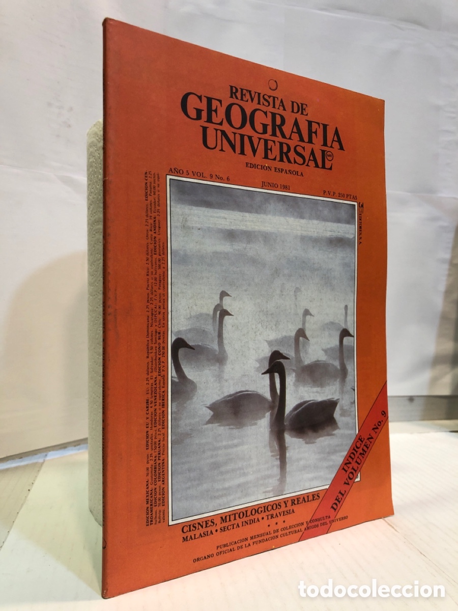 Collezionismo di Riviste e Giornali: Revista de Geograf&iacute;a Universal. Edici&oacute;n espa&ntilde;ola a&ntilde;o 5 vol. 9 n&ordm; 6 junio 1981