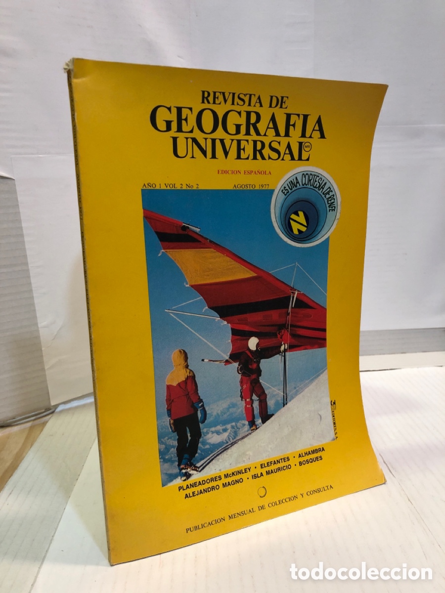 Sammeln von Zeitschriften und Zeitungen: Revista de Geograf&iacute;a Universal. Edici&oacute;n espa&ntilde;ola a&ntilde;o 1 vol. 2 n&ordm; 2 agosto 1977