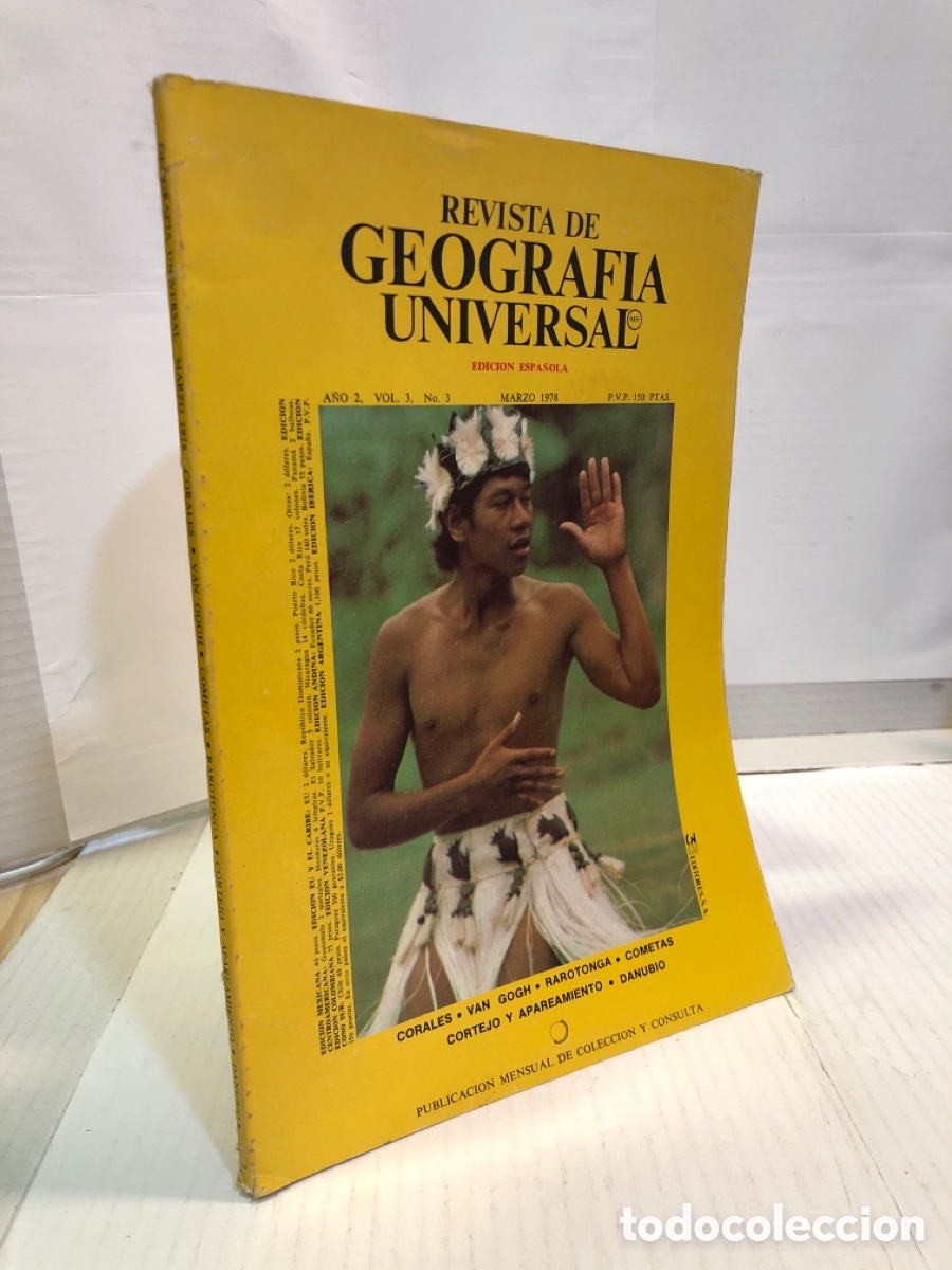 Collezionismo di Riviste e Giornali: Revista de Geograf&iacute;a Universal. Edici&oacute;n espa&ntilde;ola a&ntilde;o 2 vol. 3 n&ordm; 3 marzo 1978