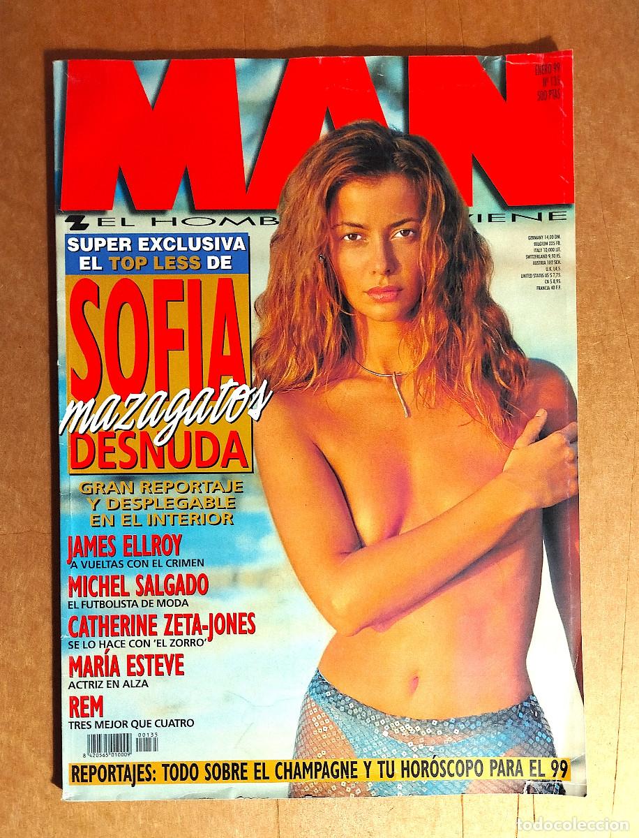 Coleccionismo de Revistas y Peri&oacute;dicos: MAN 135 - ENERO 1999 - SOFIA MAZAGATOS - CATHERINE ZETA-JONES - GINA DI PIETRO - SERGIO DALMA