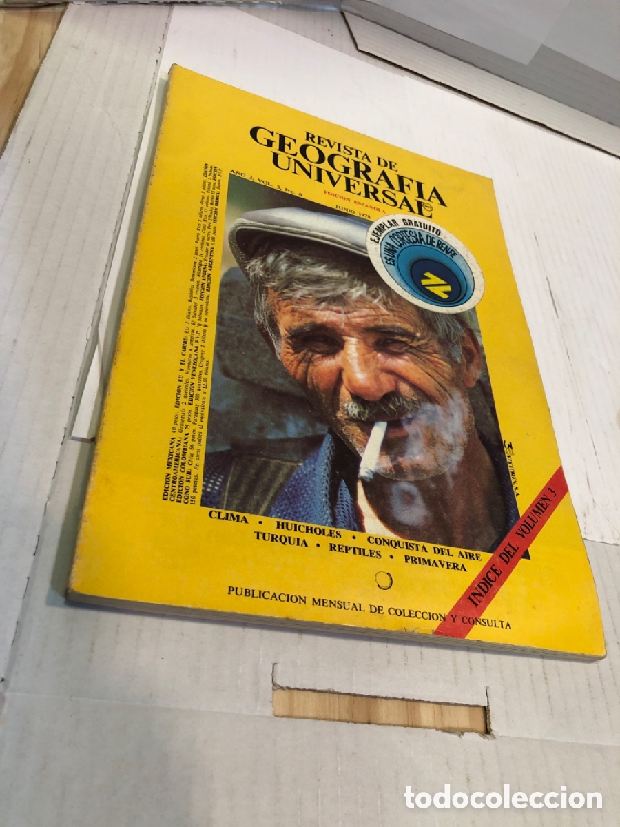Coleccionismo de Revistas y Peri&oacute;dicos: Revista de Geograf&iacute;a Universal. Edici&oacute;n espa&ntilde;ola a&ntilde;o 2 vol. 3 n&ordm; 6 junio 1978