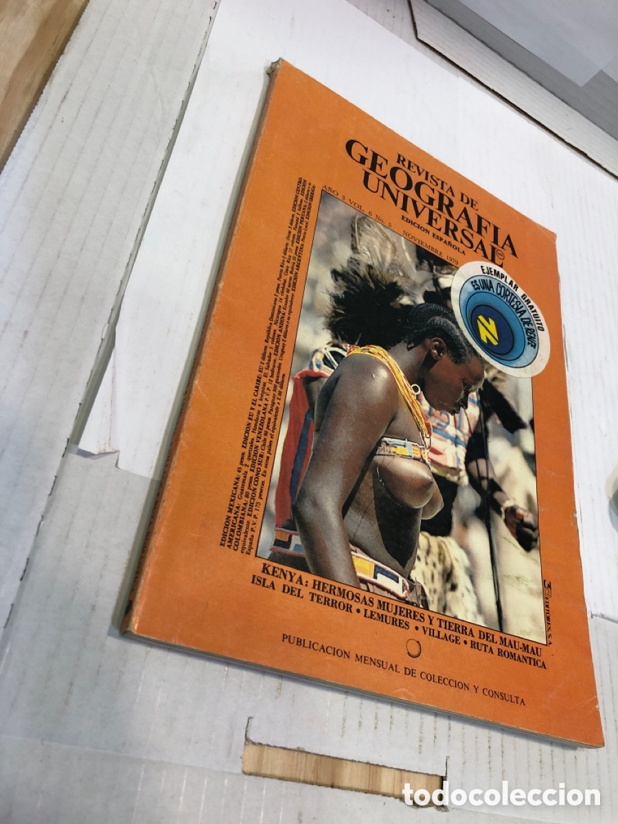 Coleccionismo de Revistas y Peri&oacute;dicos: Revista de Geograf&iacute;a Universal. Edici&oacute;n espa&ntilde;ola a&ntilde;o 3 vol. 6 n&ordm; 5 noviembre 1979