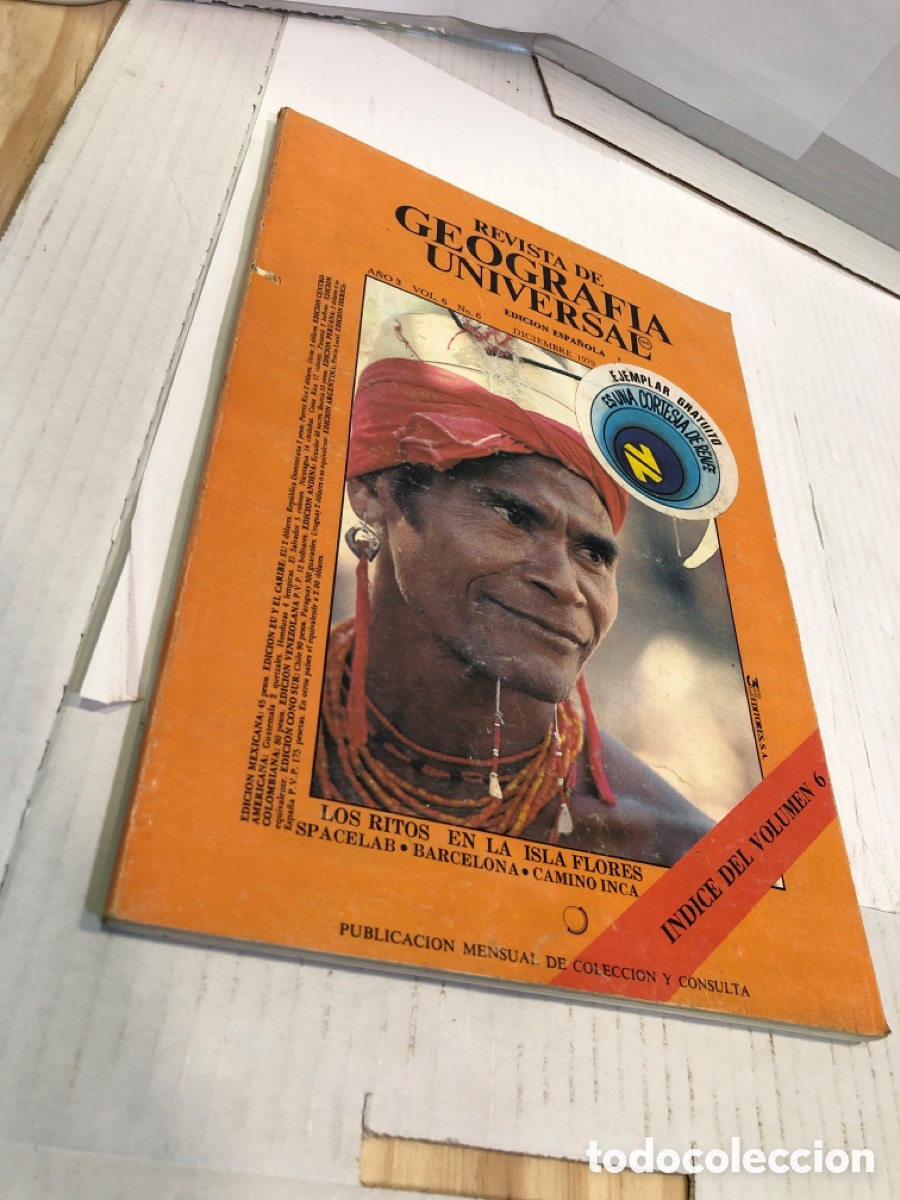 Coleccionismo de Revistas y Peri&oacute;dicos: Revista de Geograf&iacute;a Universal. Edici&oacute;n espa&ntilde;ola a&ntilde;o 3 vol. 6 n&ordm; 6 diciembre 1979