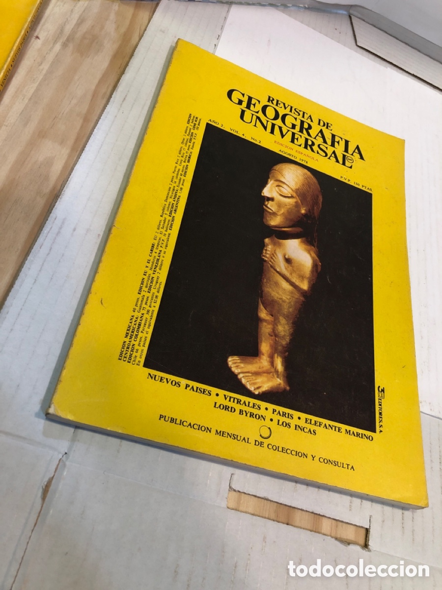 Coleccionismo de Revistas y Peri&oacute;dicos: Revista de Geograf&iacute;a Universal. Edici&oacute;n espa&ntilde;ola a&ntilde;o 2 vol. 4 n&ordm; 2 agosto 1979