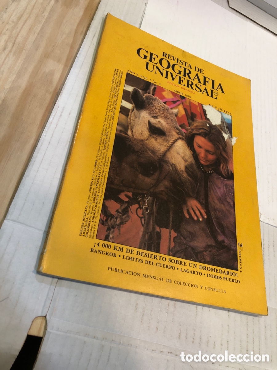 Coleccionismo de Revistas y Peri&oacute;dicos: Revista de Geograf&iacute;a Universal. Edici&oacute;n espa&ntilde;ola a&ntilde;o 3 vol. 5 n&ordm; 4 abril 1979