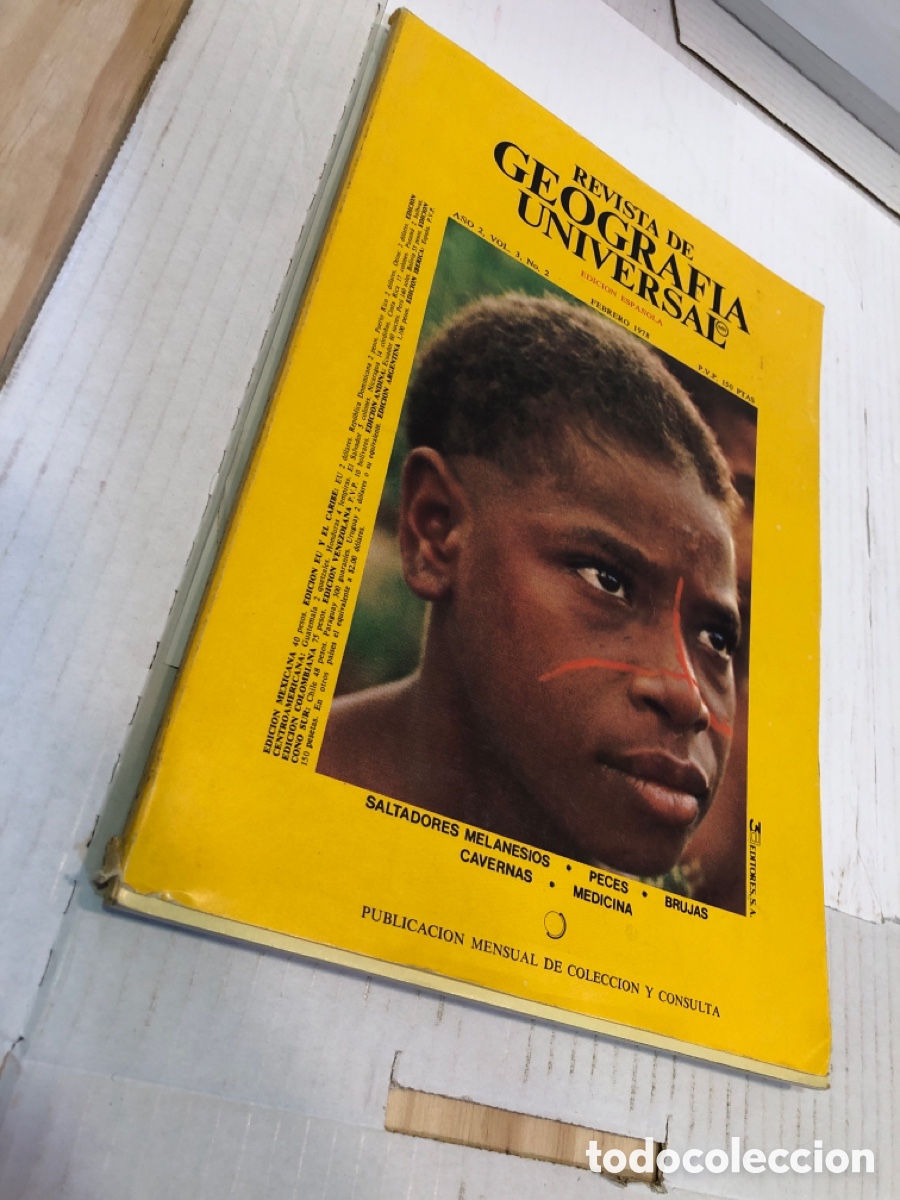 Coleccionismo de Revistas y Peri&oacute;dicos: Revista de Geograf&iacute;a Universal. Edici&oacute;n espa&ntilde;ola a&ntilde;o 2 vol. 3 n&ordm; 2 febrero 1978