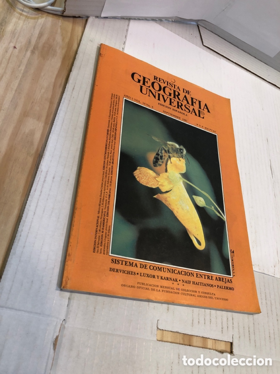 Coleccionismo de Revistas y Peri&oacute;dicos: Revista de Geograf&iacute;a Universal. Edici&oacute;n espa&ntilde;ola a&ntilde;o 5 vol. 10 n&ordm; 3 septiembre 1981