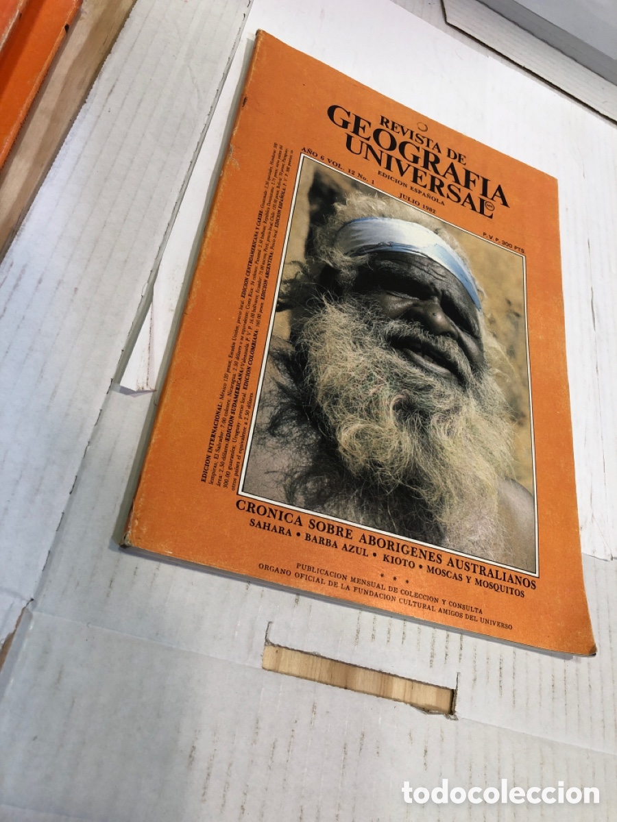 Collezionismo di Riviste e Giornali: Revista de Geograf&iacute;a Universal. Edici&oacute;n espa&ntilde;ola a&ntilde;o 6 vol. 12 n&ordm; 1 julio 1982