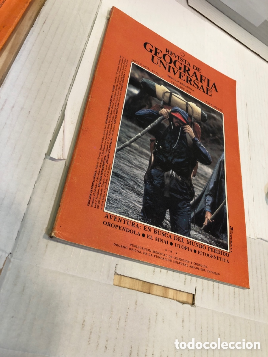 Collezionismo di Riviste e Giornali: Revista de Geograf&iacute;a Universal. Edici&oacute;n espa&ntilde;ola a&ntilde;o 6 vol. 12 n&ordm; 4 octubre 1982